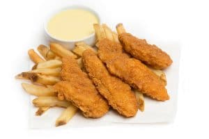 Ledo Chicken tenders with fries