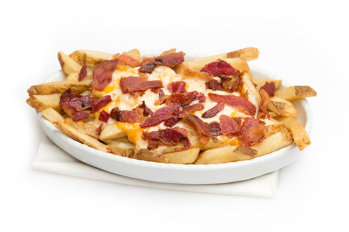 Bacon and Cheese House Fries Ledo Pizza