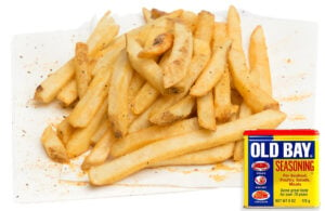 Fries with old bay seasoning