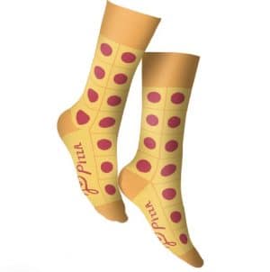 Yellow Ledo Pepperoni Socks side