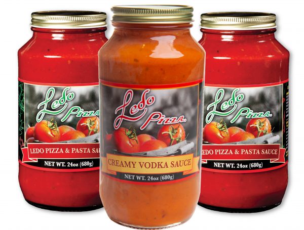 Ledo Pizza Combo Sauce Pack with Pasta and Creamy Vodka Sauces