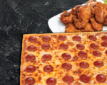 Family Meal Deal with one 18" Pepperoni Pizza and 12 Jumbo Wings