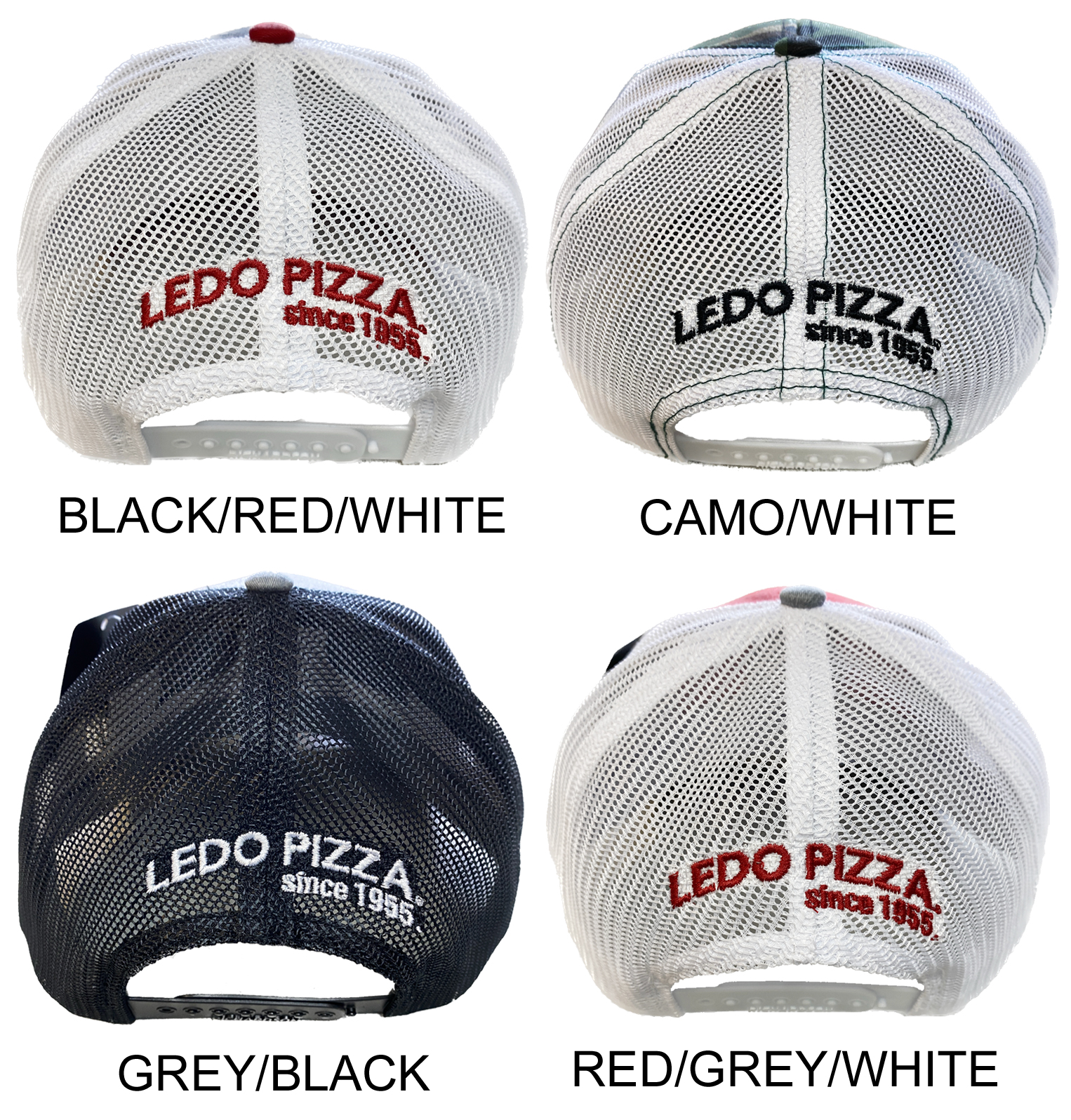 Ledo Emoji Leather Patch Trucker Hat - Ledo Pizza