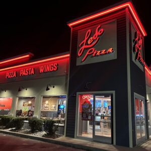 Ledo Pizza West Ocean City location at night